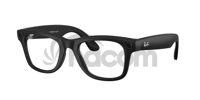 Meta Ray-Ban Gen2 Wayfarer, Matte Black, Clear