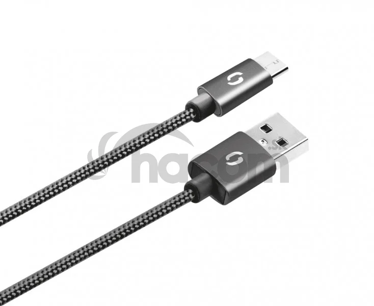 ALIGATOR PREMIUM 2A kábel, Micro USB 50cm, čierny