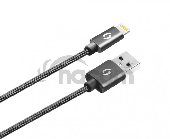 ALIGATOR PREMIUM 2A kábel, Lightning 50cm, čierny