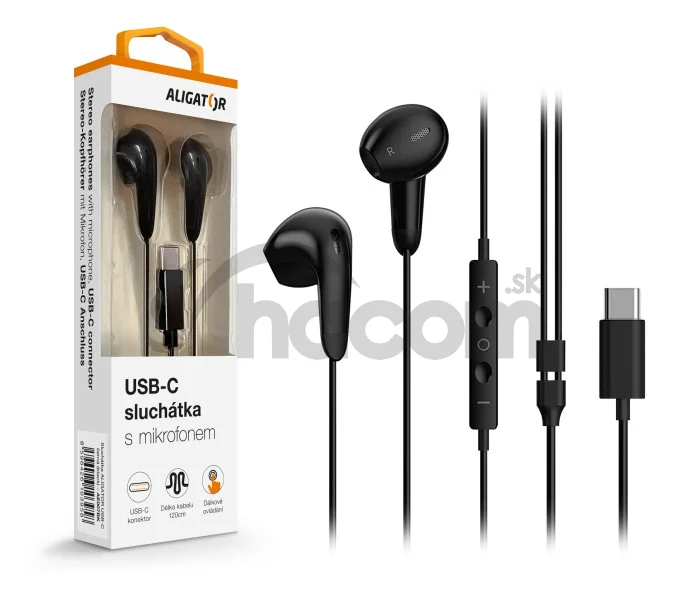 ALIGATOR AE007/USB-C/Čierna
