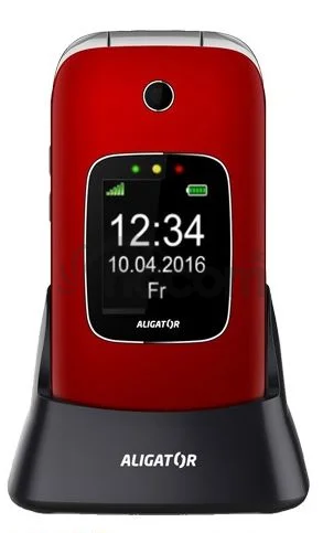 ALIGATOR V650 Senior červeno-strieborný+st.nab