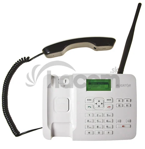ALIGATOR T100 Stolný telefón na simkartu White