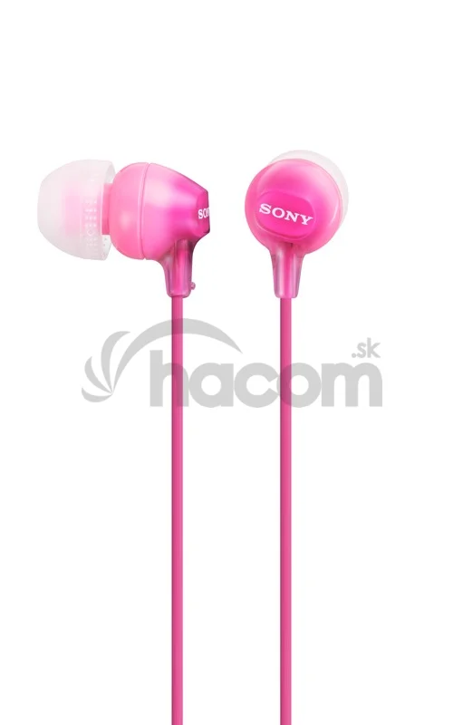 SONY slúchadlá MDR-EX15LP, ružové