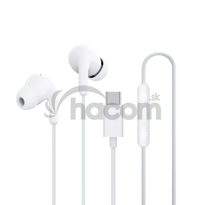 Xiaomi Type-C Earphones M2413E1/USB-C/Drôt/Biela