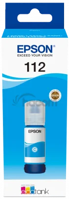 Epson 112 EcoTank Pigment Cyan ink bottle