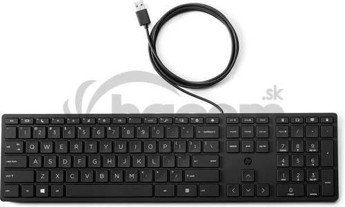 HP 320K/Drátové USB-A/ CZ- SK layout/Čierna