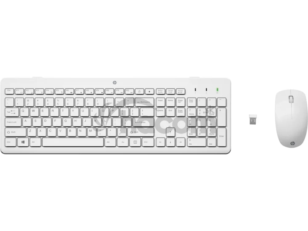 HP 230 klávesnica a myš/bezdrôtová/white HUN
