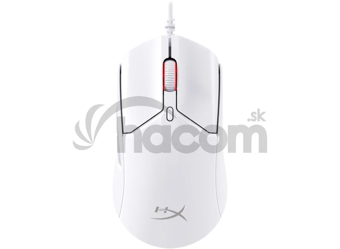 HyperX Pulsefire Haste 2/Herná/Optická/Pre pravákov/26 000 DPI/Drôtové USB-A/Biela