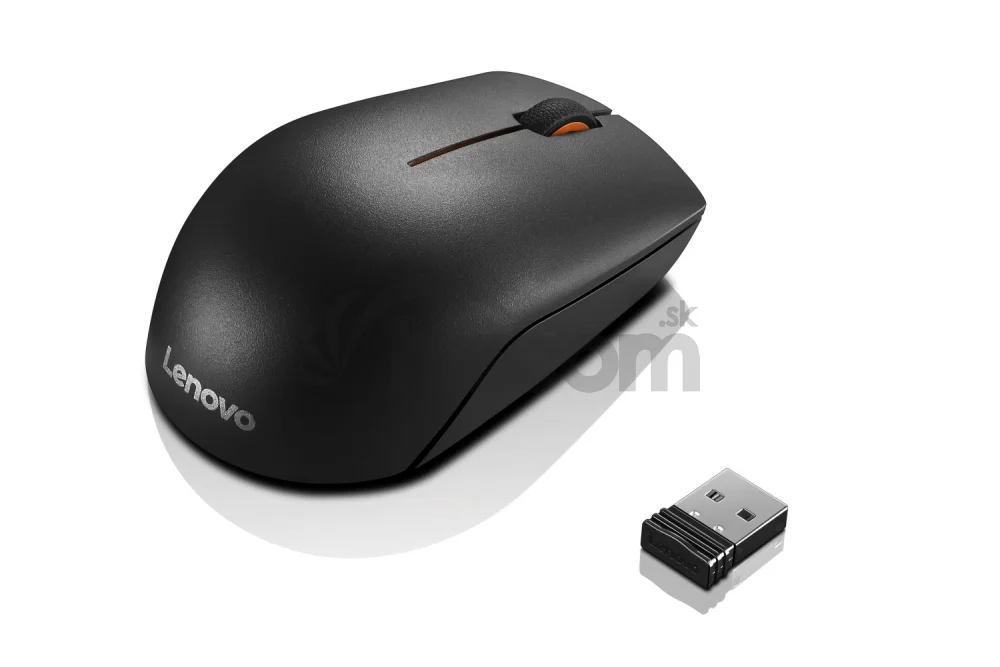 Lenovo 300/Cestová/Optická/1 000 DPI/Bezdrôtová USB/Čierna