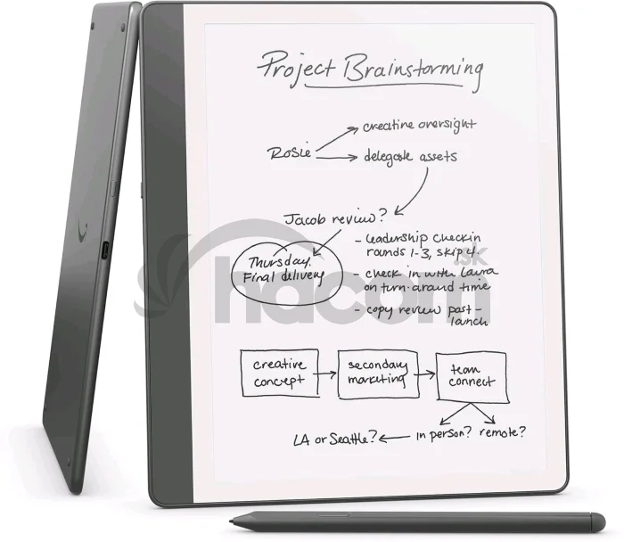 E-book Amazon Kindle Scribe 2024 (32 GB), Premium Pen, tungsten, BEZ REKLAM
