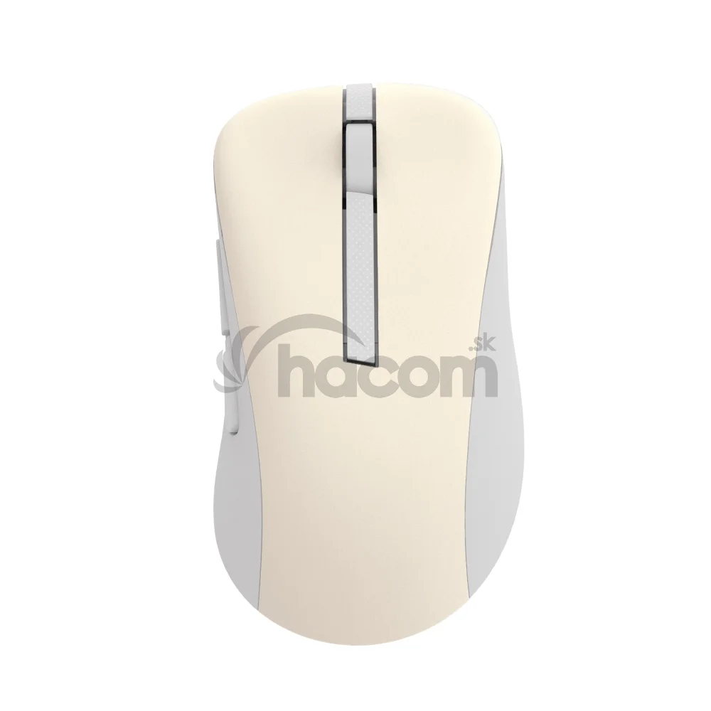ASUS Wireless Mouse MD102/Kancelárska/Optická/Pre pravákov/1 600 DPI/USB+BT/Béžová