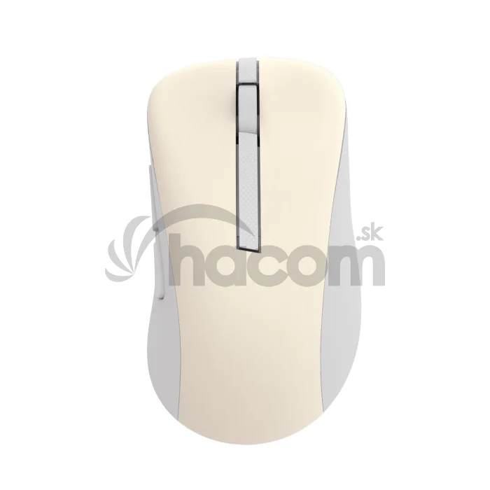 ASUS Wireless Mouse MD102/Kancelárska/Optická/Pre pravákov/1 600 DPI/USB+BT/Béžová