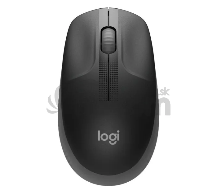 Logitech M190/Kancelárska/Optická/1 000 DPI/Bezdrôtová USB/Čierna