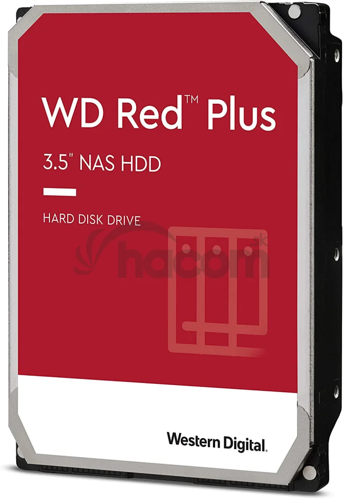 WD Red Plus/4TB/HDD/3.5"/SATA/5400 RPM/Červená/3R