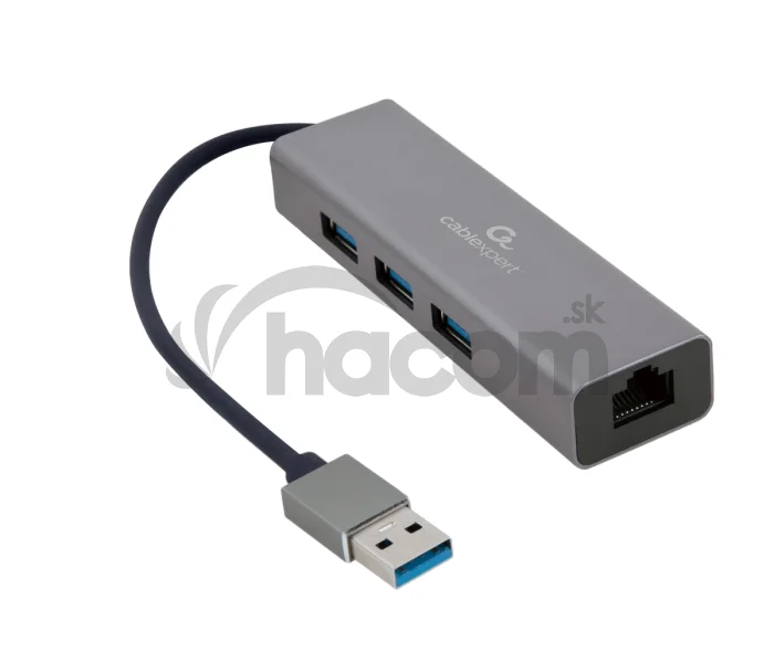 Gembird USB-A/LAN, 3x USB 3.0