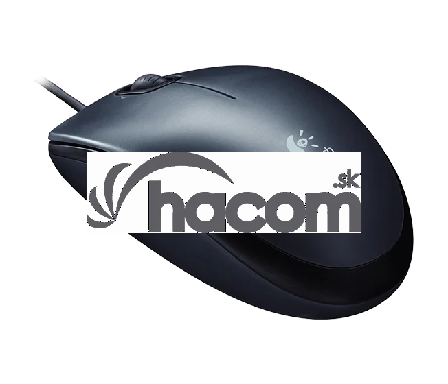 Logitech M90/Kancelárska/Optická/1 000 DPI/Drôtová USB/Čierna