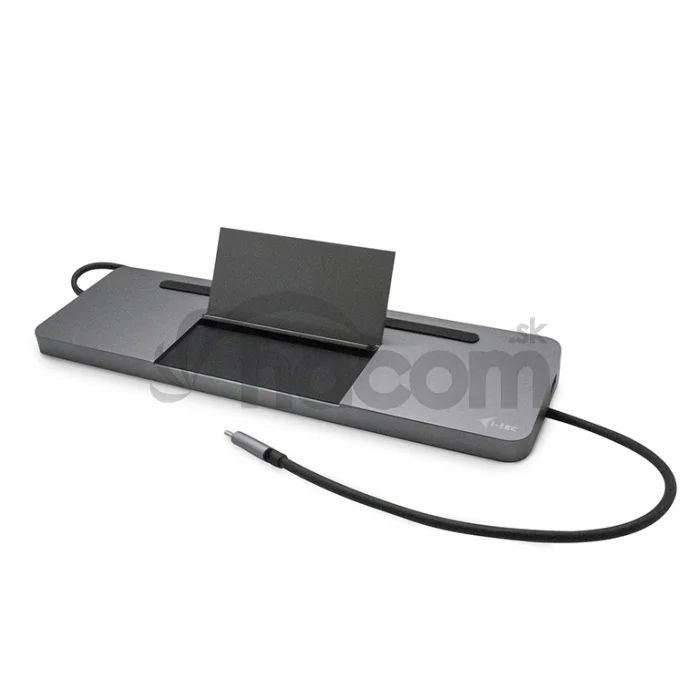 i-tec USB-C Metal Ergonomic 4K 3x Display Docking Station, Power Delivery 85W