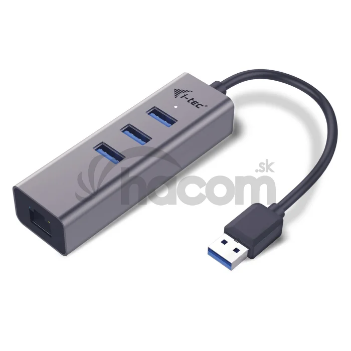 i-tec USB 3.0 Metal HUB 3 Port + Gigabit Ethernet