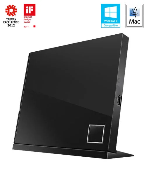 ASUS SBW-06D2X-U čierna slim BDXL Bluray USB-A