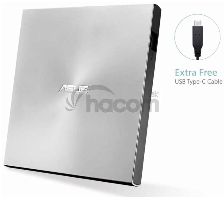 ASUS SDRW-08U9M-U strieborná ultraslim DRW USB-C/A