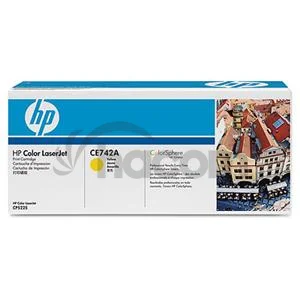 HP tlačová kazeta žltá, CE742A