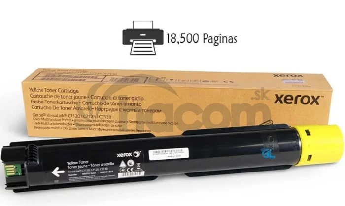 Xerox VL C7100 Yellow Toner 18 500 str.