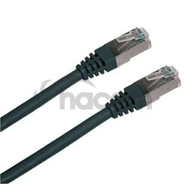 Patchkábel S/FTP, Cat6, 2xRJ45, 3m čierny