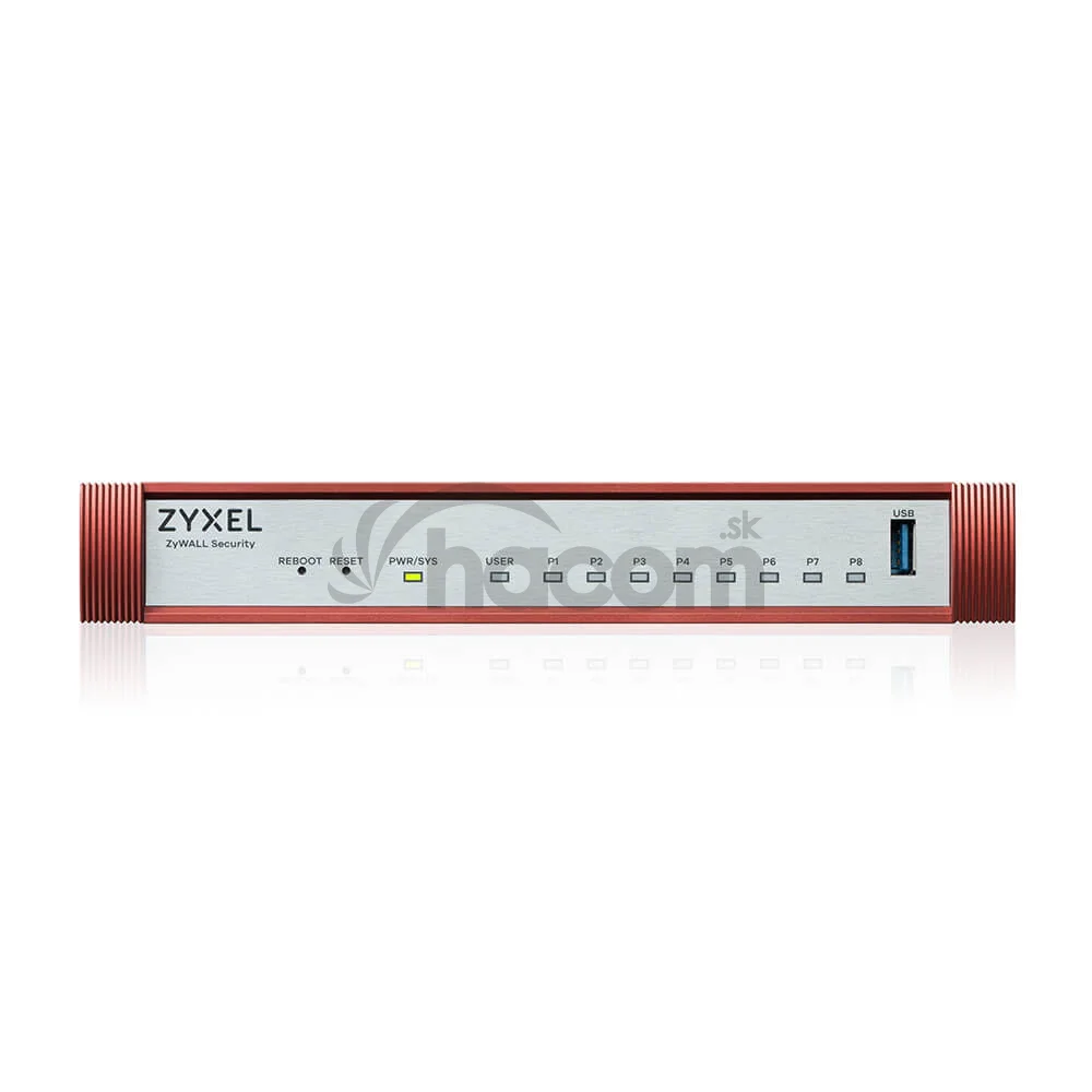 ZYXEL USG Flex 100H, 7xGig., 1*USB, 1YR secur.