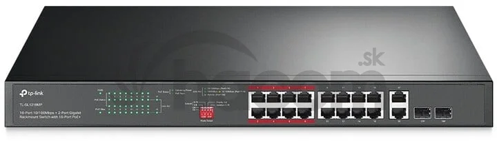TP-Link TL-SL1218MP ver.2 16xFE 2xGb 2xSFP Unmanaged CCTV Switch 150W POE+