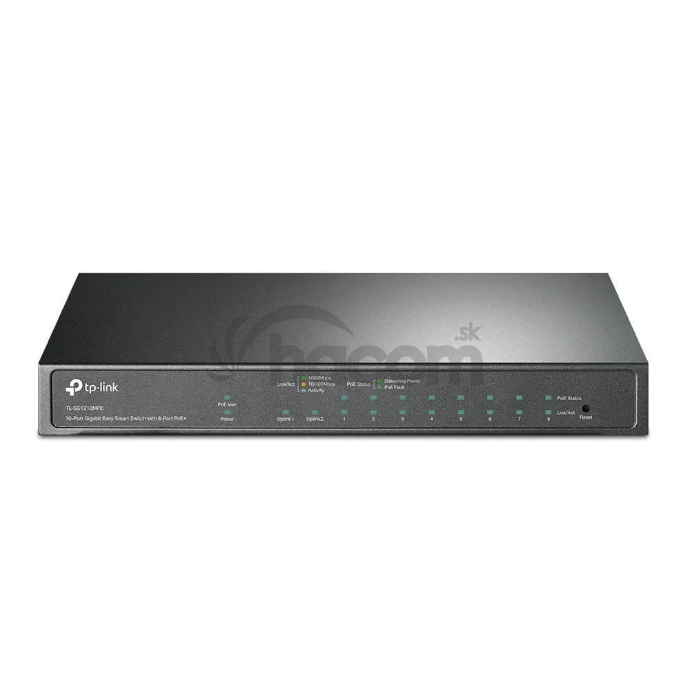 TP-Link TL-SG1210MPE 10xGb easy smart 8xPOE+ 123W switch, 1xSFP