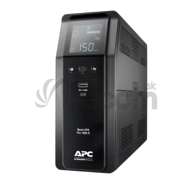 APC Back UPS Pro BR 1600VA, Sinewave, 8 Outlets, AVR, LCD interface