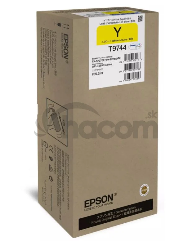 Epson WorkForce Pro WF-C869R Yellow XXL Ink