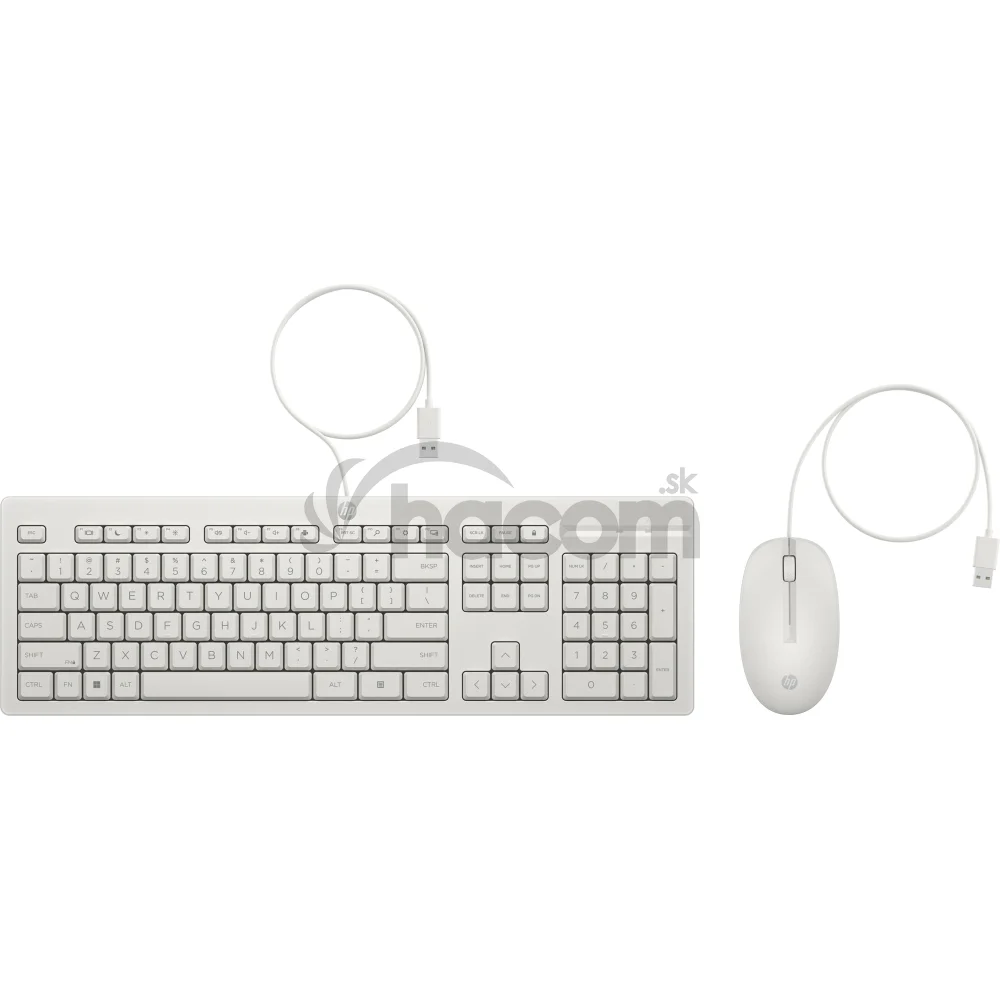 HP 225 Káblová myš a klávesnica Cashmere White