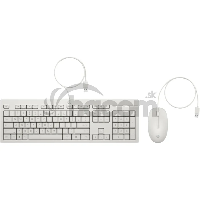 HP 225 Káblová myš a klávesnica Cashmere White