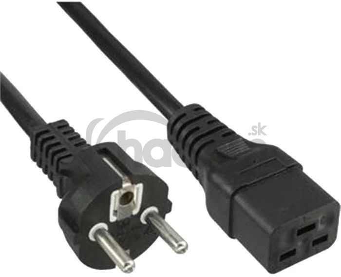 PremiumCord Kábel sieťový k počítaču 230V 16A 1,5m IEC 320 C19 konektor