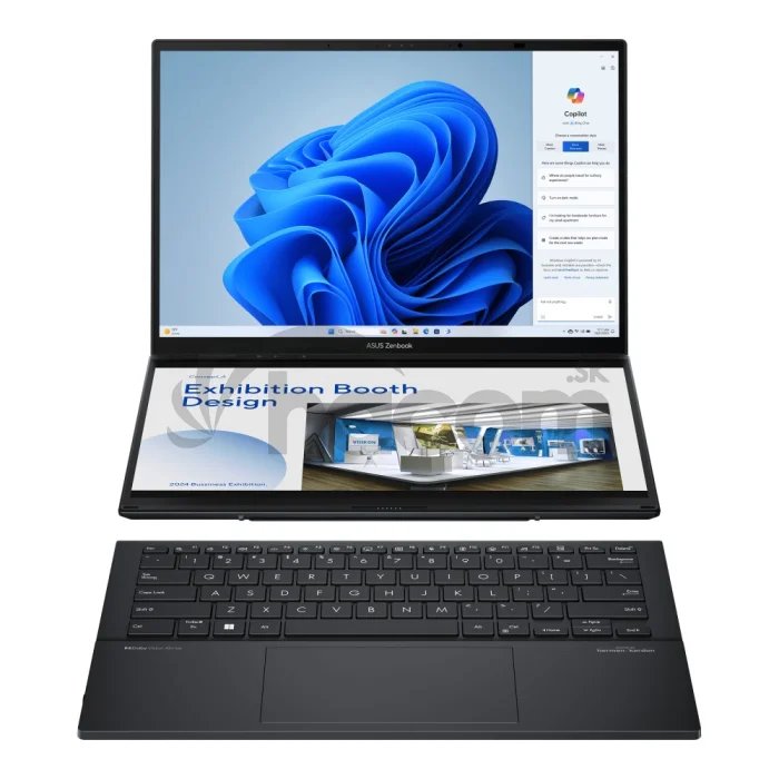 ASUS Zenbook Duo 14 OLED/UX8406CA-OLED304WZ/U9-285H/14"/WUXGA/T/32GB/1TB/Intel int/W11H/Gray/2R