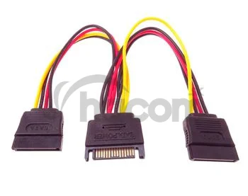 PremiumCord Napájacia rozdvojka k HDD SATA - 2x SATA