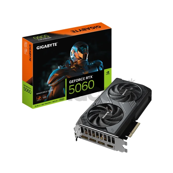 GIGABYTE GeForce RTX 5060 WINDFORCE/OC/8GB/GDDR7