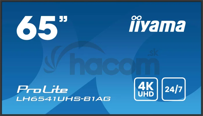 65" iiyama LH6541UHS-B1AG:VA,4K UHD,24/7
