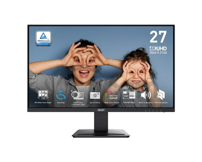 MSI Pro/MP273U/27"/IPS/4K UHD/60Hz/4ms/Čierna/3R