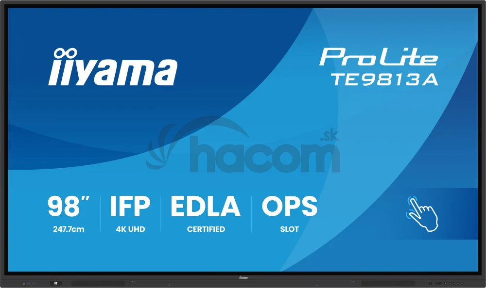 98" iiyama TE9813A-B2AG: IPS, 4K, 40P, EDLÁ