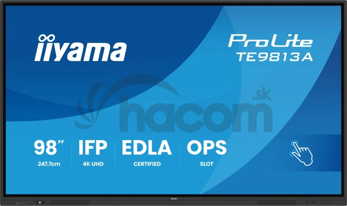 98" iiyama TE9813A-B2AG: IPS, 4K, 40P, EDLÁ