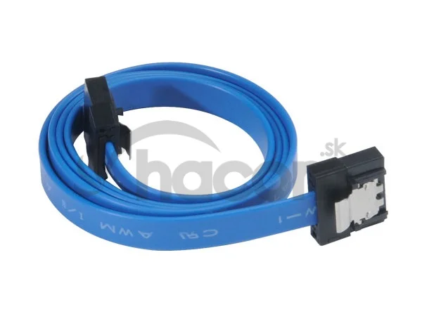 AKASA - Proslim 6Gb/s SATA3 kábel - 50 cm - modrý