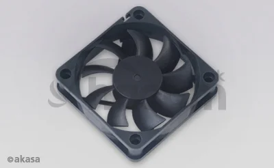 prídavný ventilátor Akasa 60x60x15 black