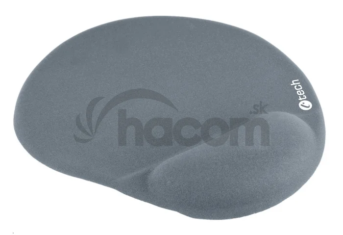 Podložka pod myš gélová C-TECH MPG-03GR, sivá, 240x220mm