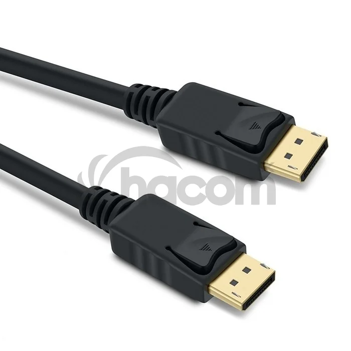 PremiumCord DisplayPort 1.4 prípojný kábel M/M, pozlátené konektory, 5m