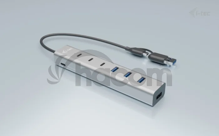 i-tec USB-C/USB-A Charging Metal HUB 7 Port (3x USB-C, 4x USB-A)