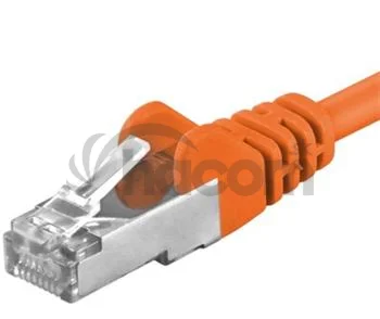 Premiumcord Patch kábel CAT6a S-FTP, RJ45-RJ45, AWG 26/7 0,25 oranžová