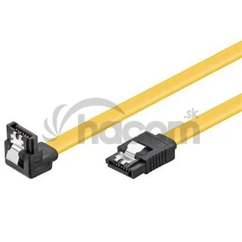 PremiumCord SATA 3.0 dátový kábel, 6GBs, 90 °, 0,7m