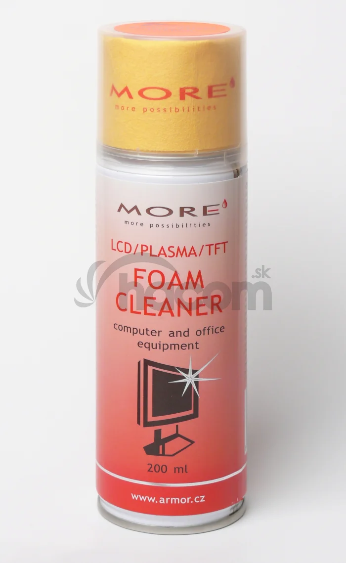 MORE Čistiaca pena 200ml + mikroaktívna utierka